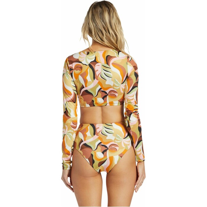 2024 Billabong Mujer Return To Paradise Chaleco De Licra De Manga Larga EBJWR03008 - Multi